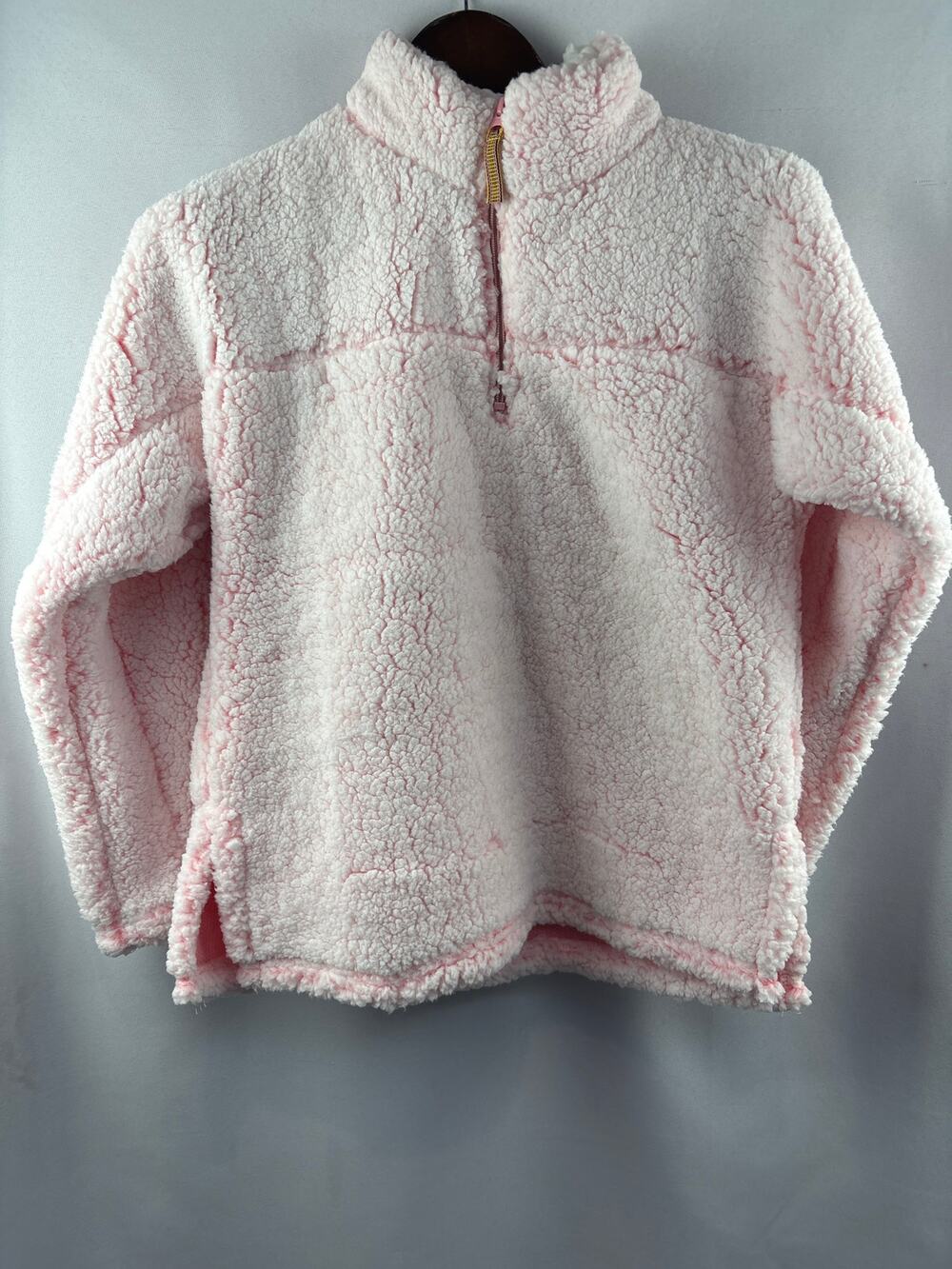 Women’s Blue Star Small Icy Pink Sherpa Pullover